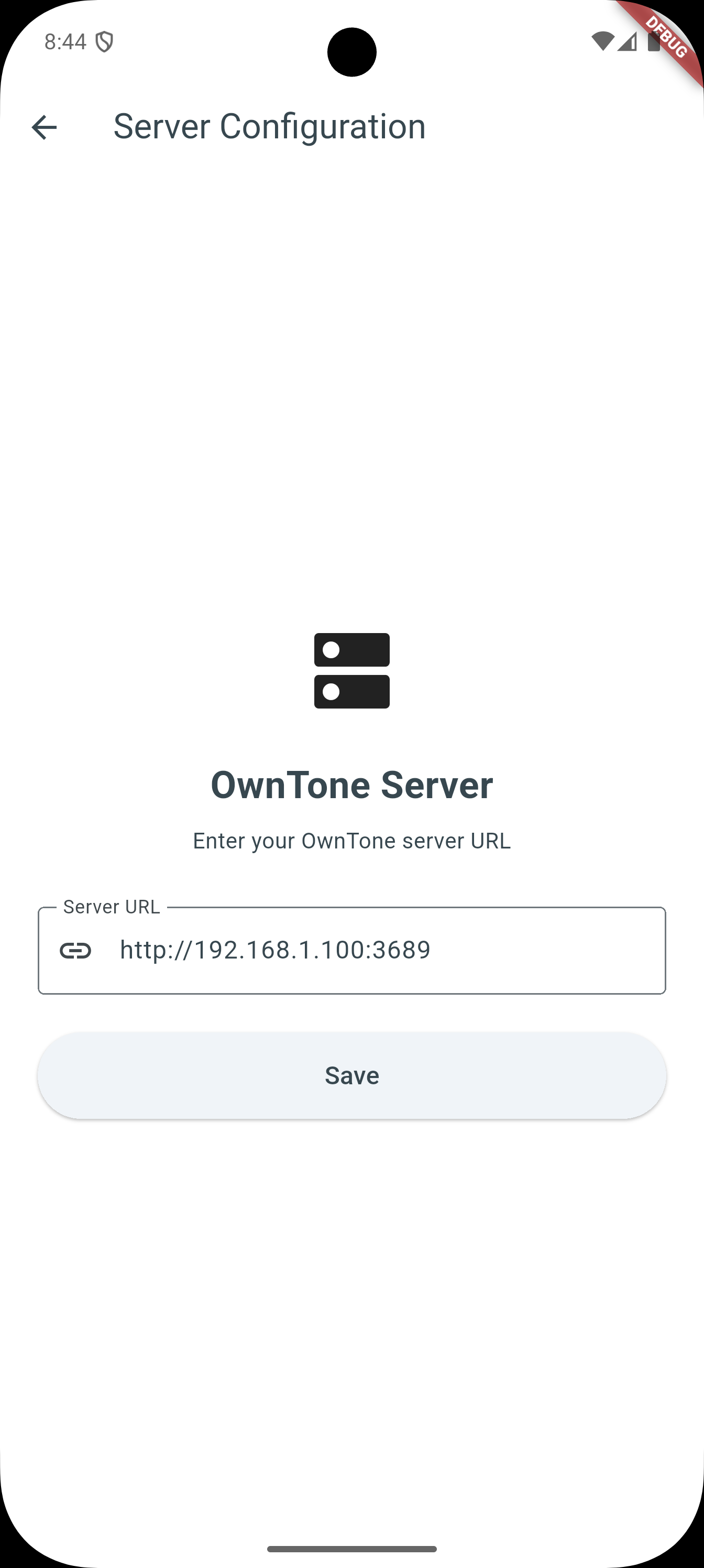 Configure OwnTone Server
